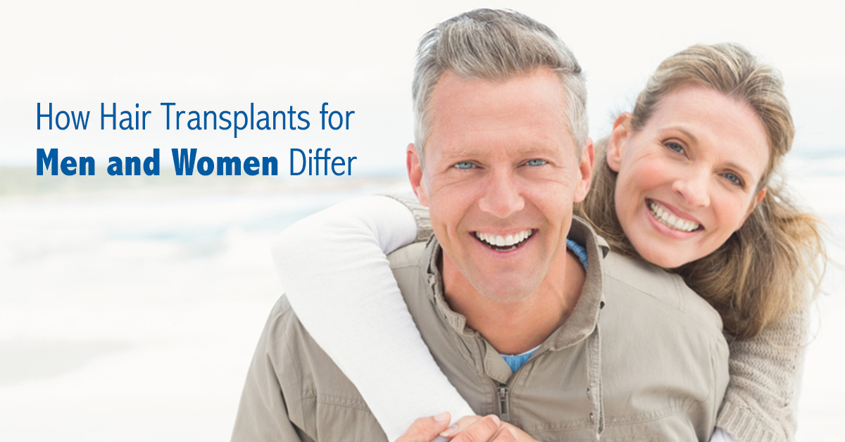 Men and Women suffer slightly different hair loss but restoration can help.