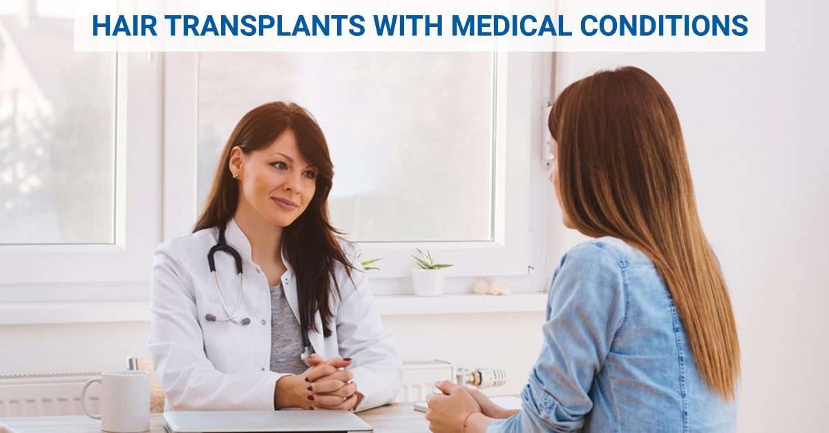 Contact us today for your medical evaluation prior to hair restoration.