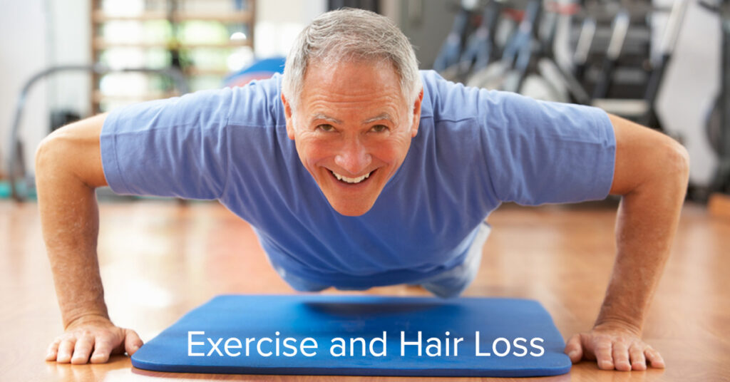Can exercise improve or worsen hair loss and thinning?