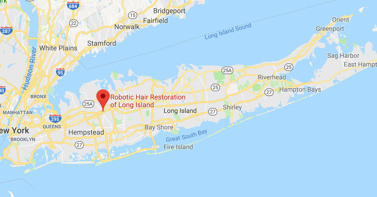 Map of Long Island & NYC Boroughs.