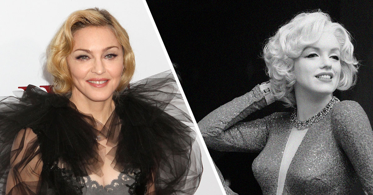 Madonna and Marilyn Monroe
