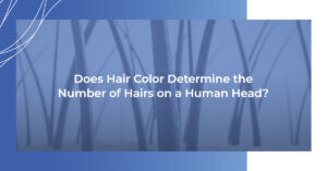 Does Hair Color Determine the Number of Hairs on a Human Head?