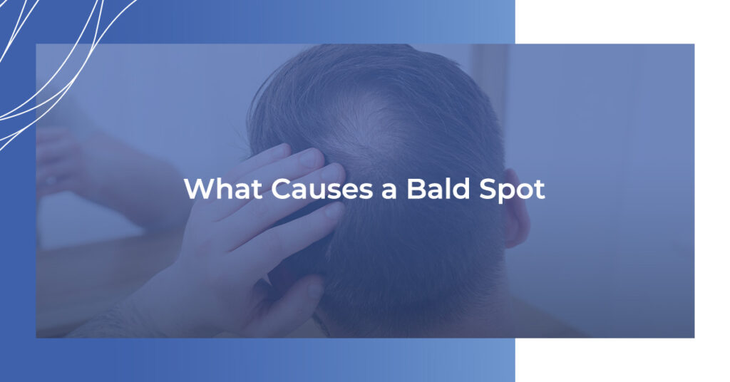 what causes a bald spot