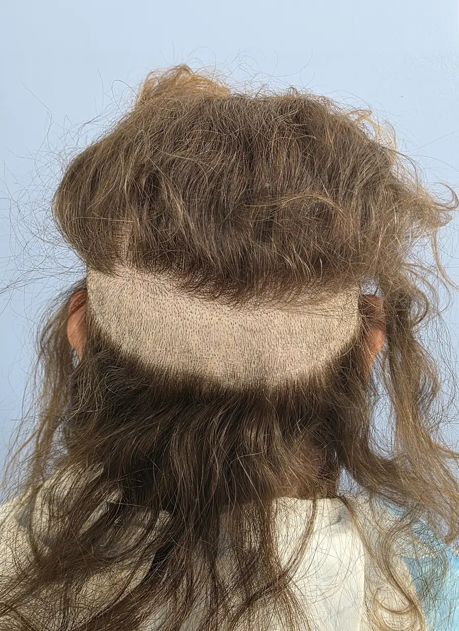 Before hair transplant — 3,510 grafts · 73 y/o woman